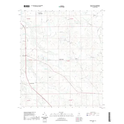 2020 Map of Teasleys Mill, 2020 Print