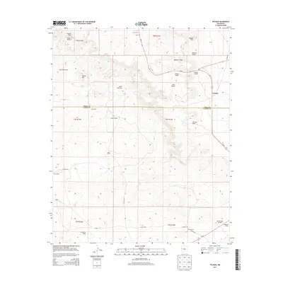 2013 Map of Techado, 2013 Print