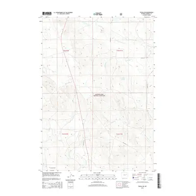 2015 Map of Teckla SW, 2015 Print