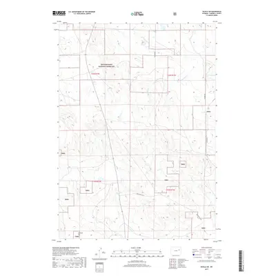 2017 Map of Teckla SW, 2017 Print