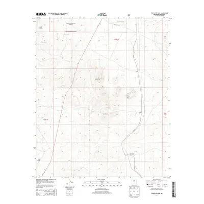 2013 Map of Tecolote Peak, 2013 Print
