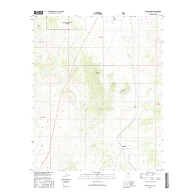 2017 Map of Tecolote Peak, 2017 Print