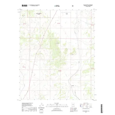 2020 Map of Tecolote Peak, 2020 Print