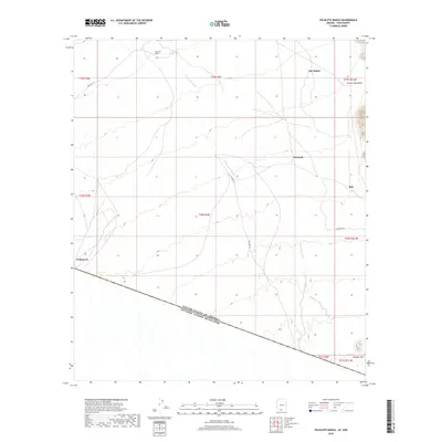 2018 Map of Tecolote Ranch, 2018 Print