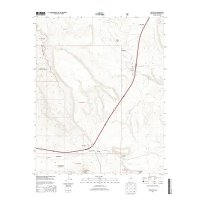 2013 Map of Tecolote, 2013 Print