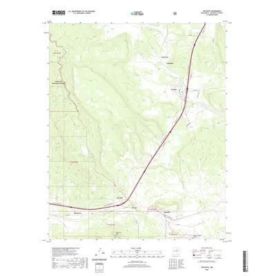 2020 Map of Tecolote, 2020 Print