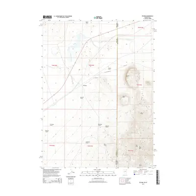 2014 Map of Tecoma, 2014 Print