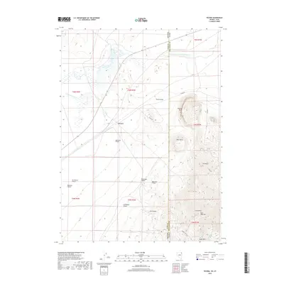 2018 Map of Tecoma, 2018 Print
