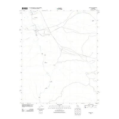 2012 Map of Tecopa, 2012 Print