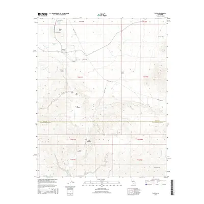 2015 Map of Tecopa, 2015 Print