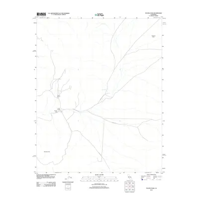 2012 Map of Tecopa Pass, 2012 Print