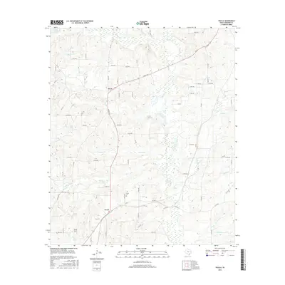 2016 Map of Tecula, 2016 Print