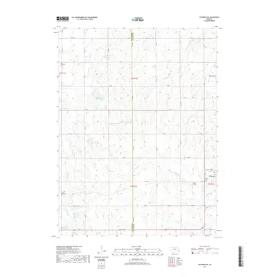 2017 Map of Tecumseh NE, 2017 Print
