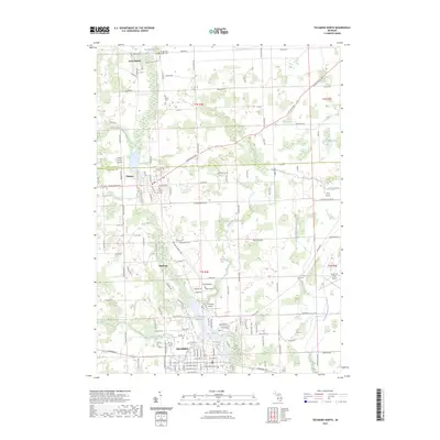 2023 Map of Tecumseh North, 2023 Print