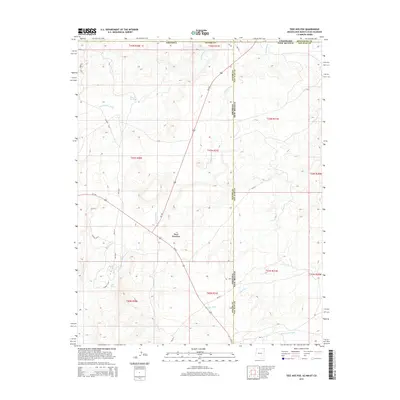 2014 Map of Teec Nos Pos, 2014 Print