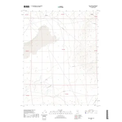 2018 Map of Teels Marsh, 2018 Print