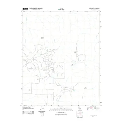 2012 Map of Tehachapi NE, 2012 Print