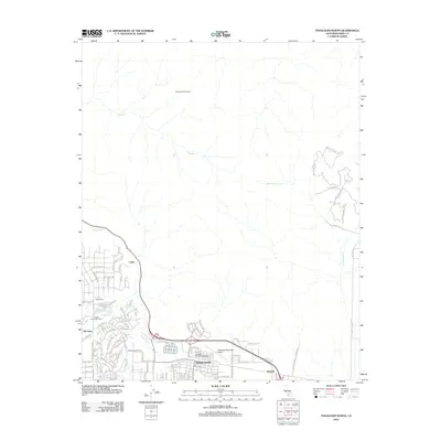 2012 Map of Tehachapi North, 2012 Print