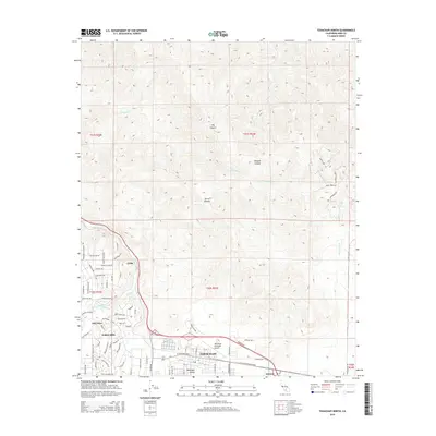 2015 Map of Tehachapi North, 2015 Print