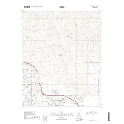 2018 Map of Tehachapi North, 2018 Print