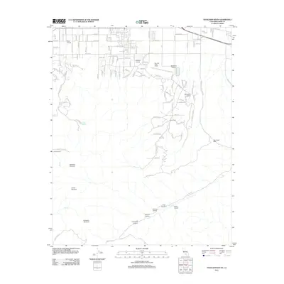 2012 Map of Tehachapi South, 2012 Print
