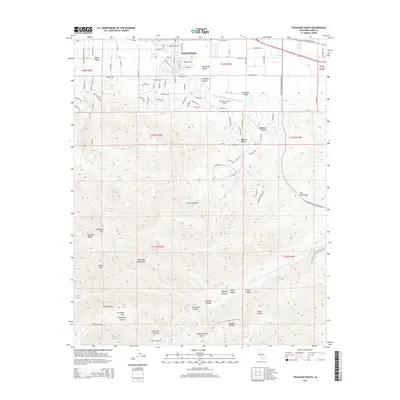 2015 Map of Tehachapi South, 2015 Print