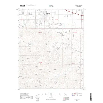 2018 Map of Tehachapi South, 2018 Print