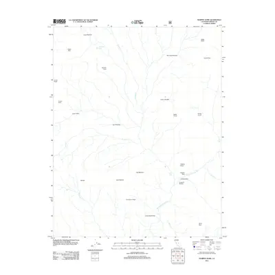 2012 Map of Tehipite Dome, 2012 Print