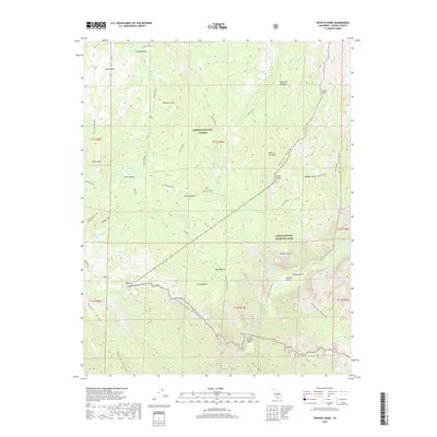 2018 Map of Tehipite Dome, 2018 Print