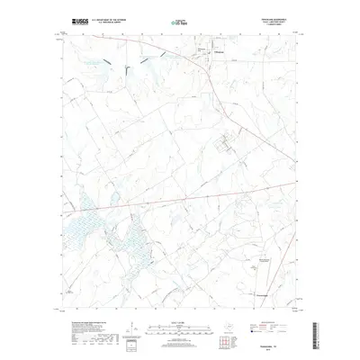 2019 Map of Tehuacana, 2019 Print