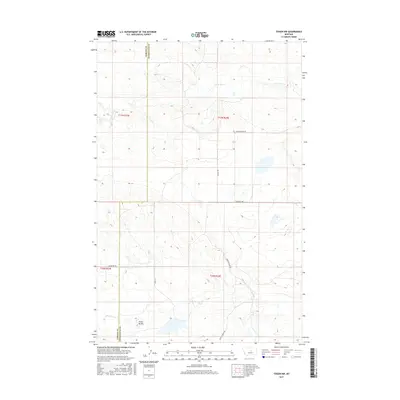 2017 Map of Teigen NW, 2017 Print