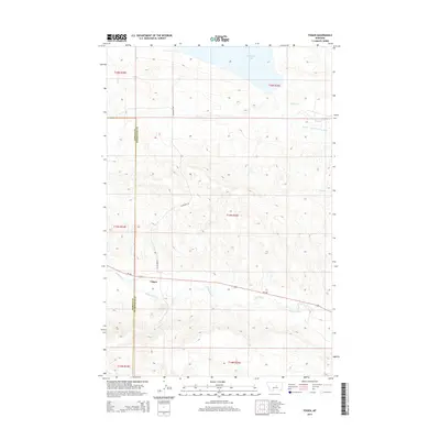 2014 Map of Teigen, 2014 Print