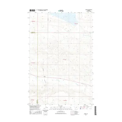 2017 Map of Teigen, 2017 Print