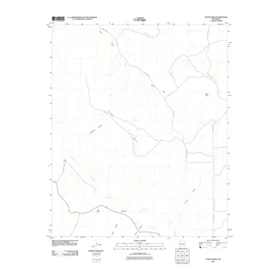 2010 Map of Tejana Mesa, 2010 Print