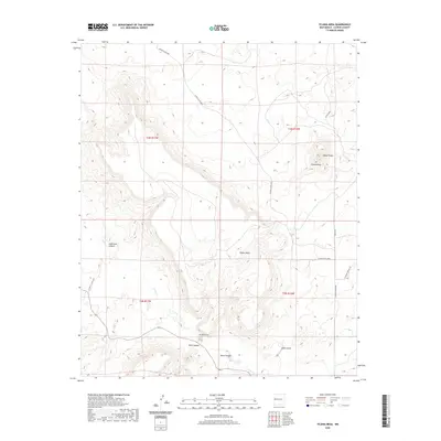 2020 Map of Tejana Mesa, 2020 Print