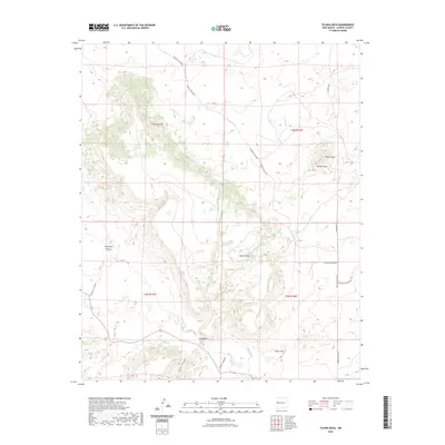 2023 Map of Tejana Mesa, 2023 Print