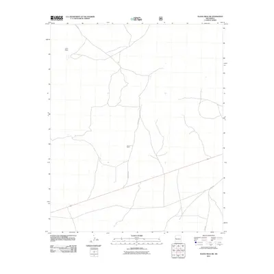 2011 Map of Tejana Mesa SW, 2011 Print