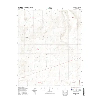 2013 Map of Tejana Mesa SW, 2013 Print
