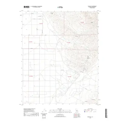 2018 Map of Tejon Hills, 2018 Print