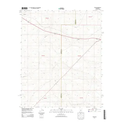 2013 Map of Tejon, 2013 Print
