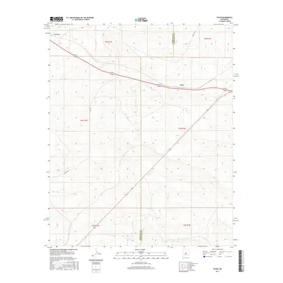 2017 Map of Tejon, 2017 Print