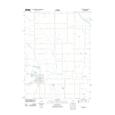 2011 Map of Tekamah, 2011 Print