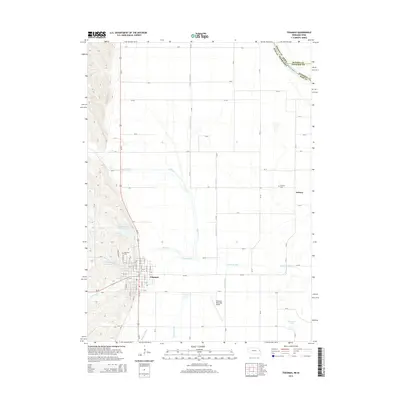 2014 Map of Tekamah, 2014 Print
