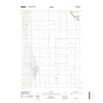 2017 Map of Tekamah, 2017 Print