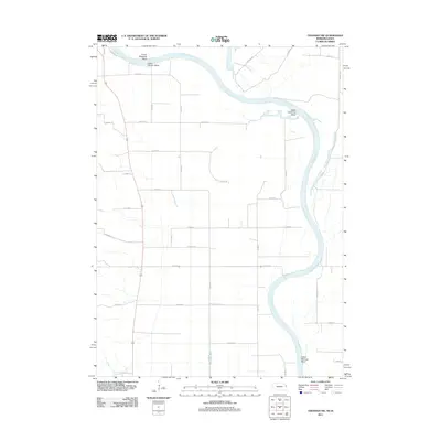 2011 Map of Tekamah NW, 2011 Print