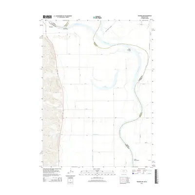 2014 Map of Tekamah NW, 2014 Print