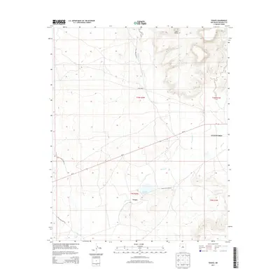 2013 Map of Tekapo, 2013 Print