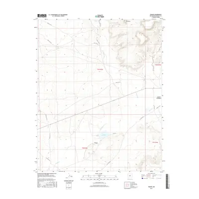 2017 Map of Tekapo, 2017 Print