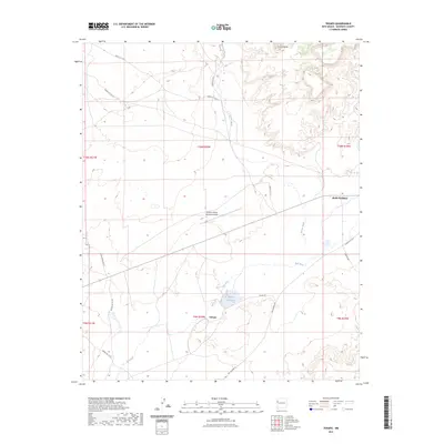 2023 Map of Tekapo, 2023 Print