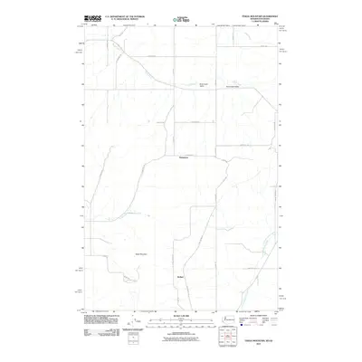 2011 Map of Tekoa Mountain, 2011 Print